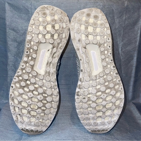 Men's Adidas Ultra Boost Clima Parley White Blue Size 8 BB7076 - Picture 7 of 8